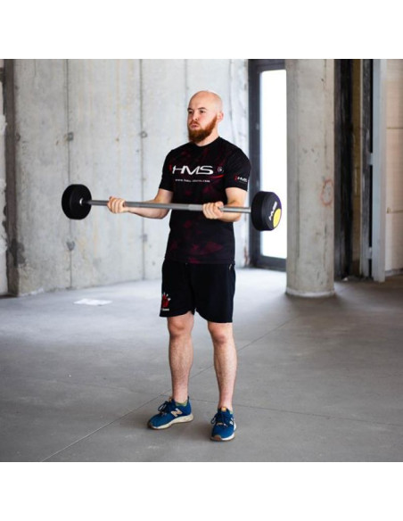 Sztanga/gryf stały gumowany gsg-50 50 kg hms