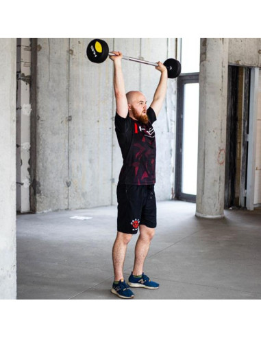 Sztanga/gryf stały gumowany gsg-50 50 kg hms