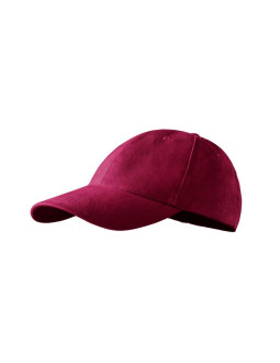 Czapka unisex 6p (garnet)