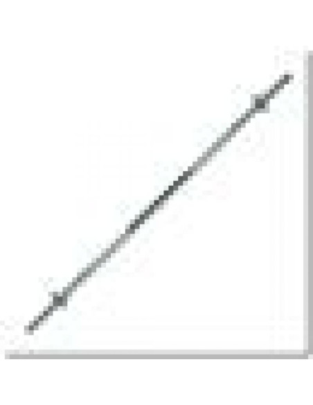 Gryf prosty hms z gwintem i zaciskiem gpr165 30mm x 165 cm hms