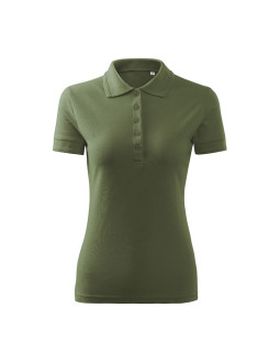 Koszulka polo damska pique polo free (khaki) 2