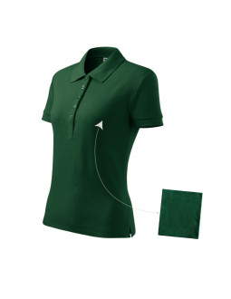Koszulka polo damska cotton (dark green)
