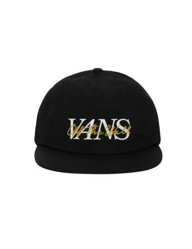 Czapka z daszkiem vans on the vans shallow cap vn0a4tq2blk