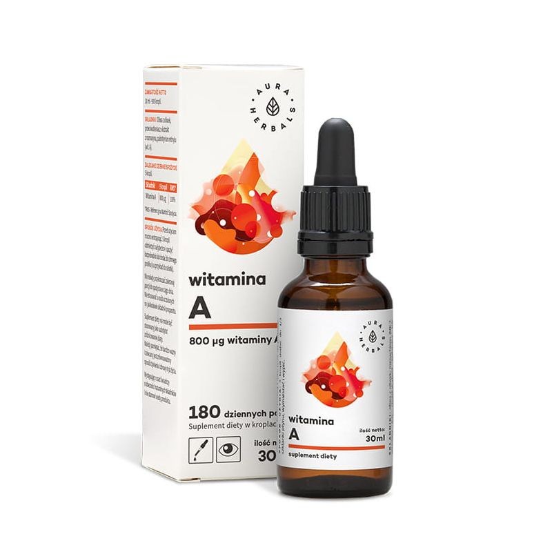 Witamina A  - Suplement diety w kroplach (30 ml)