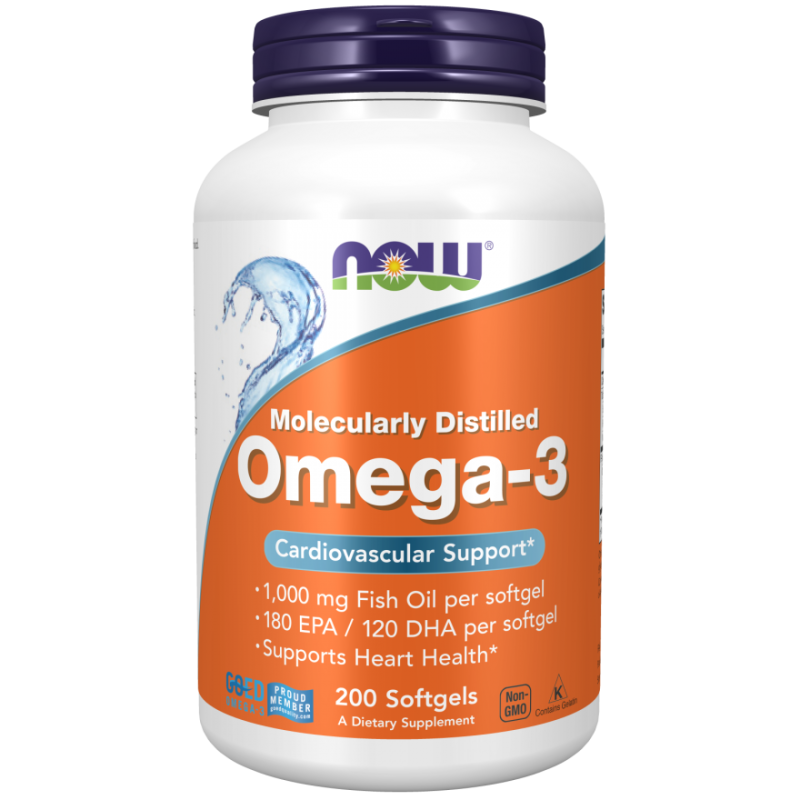 Omega 3 - DHA 120 mg + EPA 180 mg (200 kaps.)