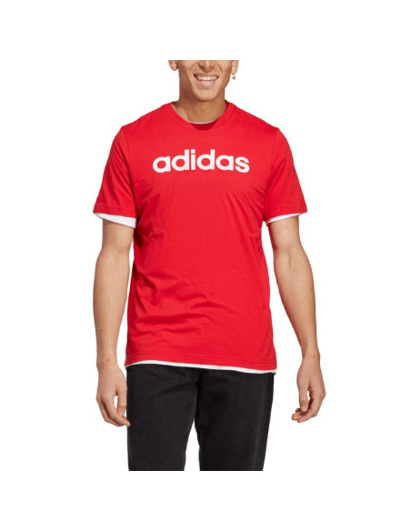 Koszulka adidas essentials single jersey linear embroidered logo m