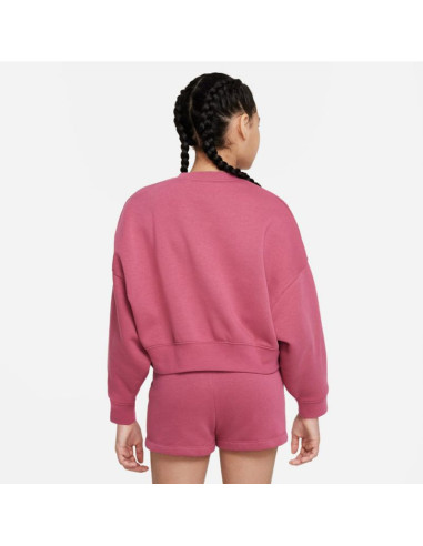 Bluza nike sportswear trend flc crew jr dv2563