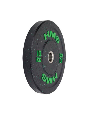 Talerz olimpijski hms bumper green 10 kg htbr10