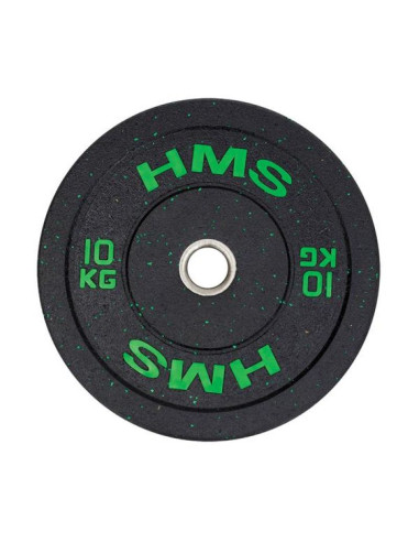 Talerz olimpijski hms bumper green 10 kg htbr10
