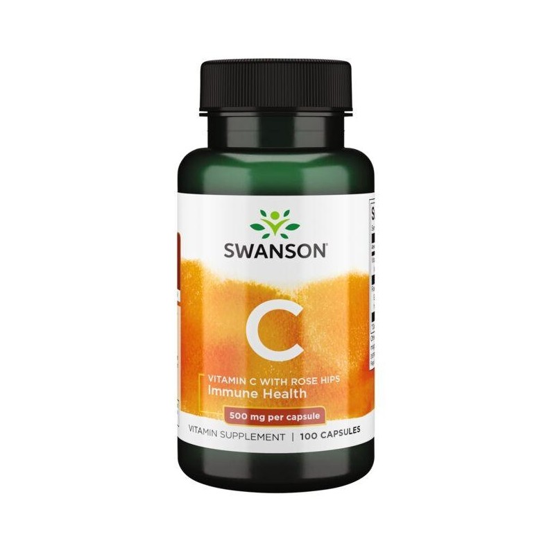 Vitamin C with Rose Hips (100 kaps.)