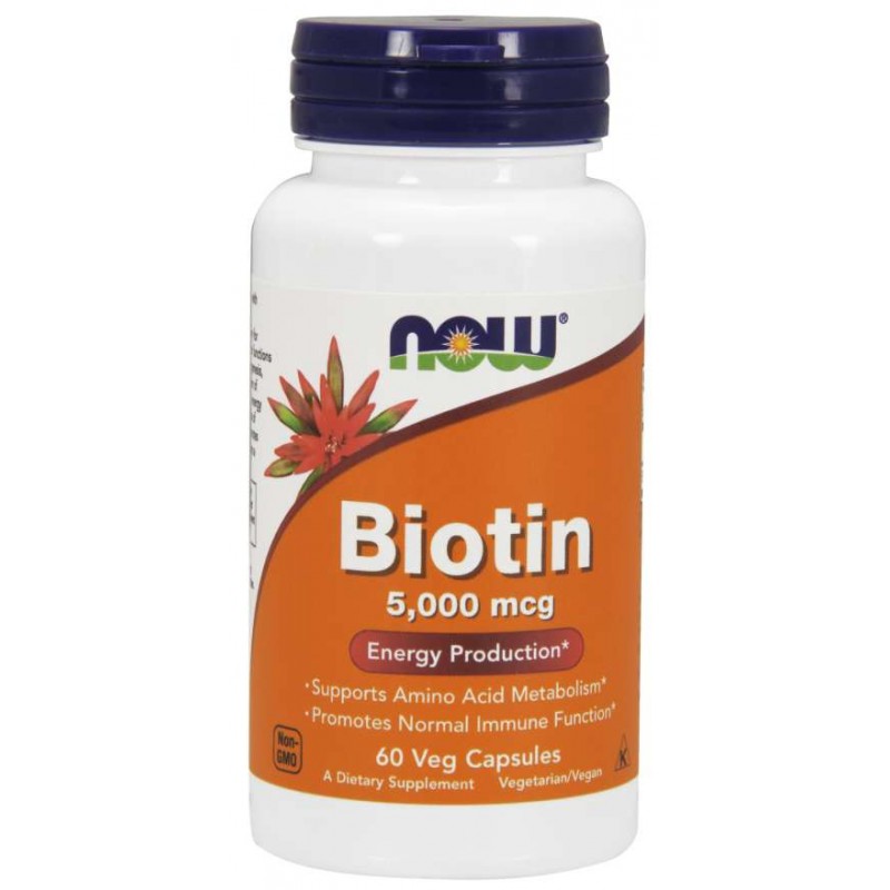 Biotyna - Biotin 5000 mcg (60 kaps.)