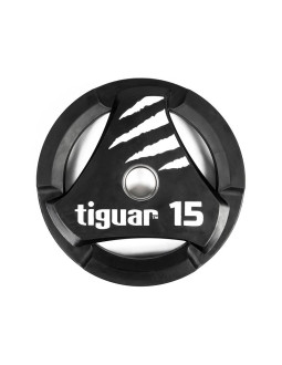 Talerz olimpijski tiguar pu 15 kg ti