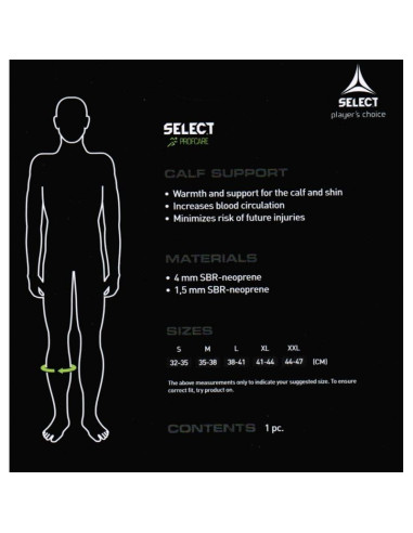 Ochraniacz na łydkę select