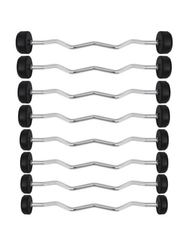 Sztanga/gryf łamany gumowany 20 kg hms gsl-20