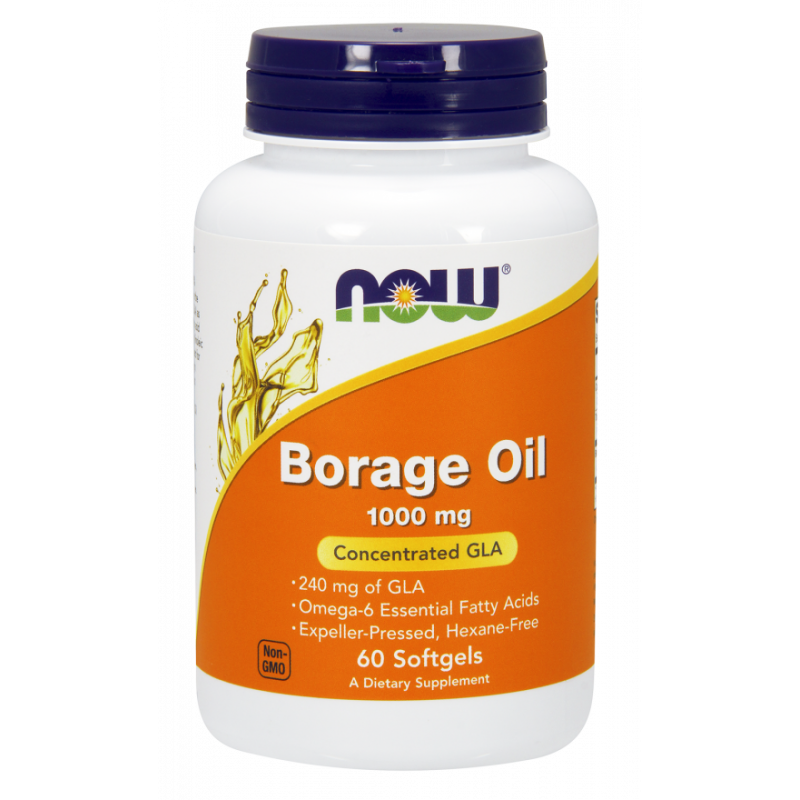 Borage Oil GLA - Olej z Ogórecznika 1000 mg (60 kaps.)