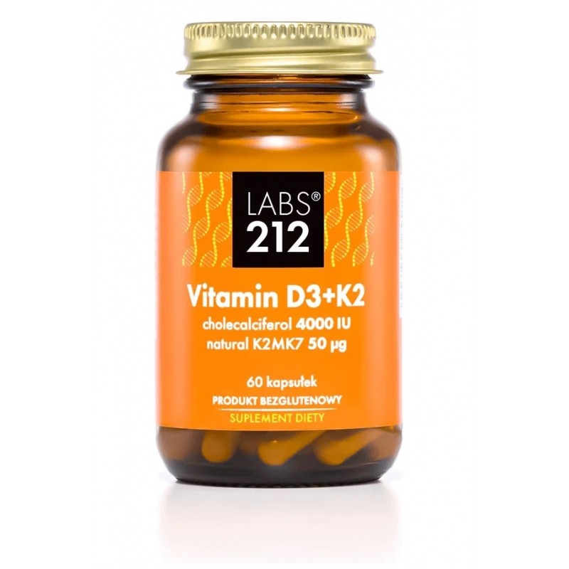 Vitamin D3 4000 IU + K2 (60 kaps.)