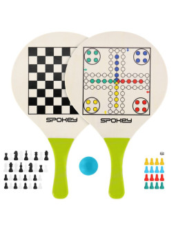 Rakietki do badmintona z grami spokey woo-bad game jr