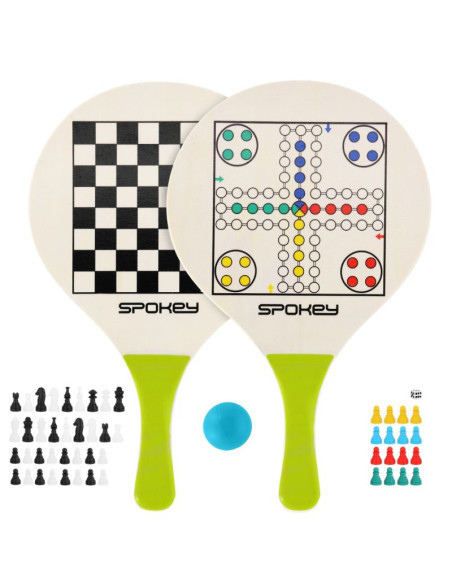 Rakietki do badmintona z grami spokey woo-bad game jr