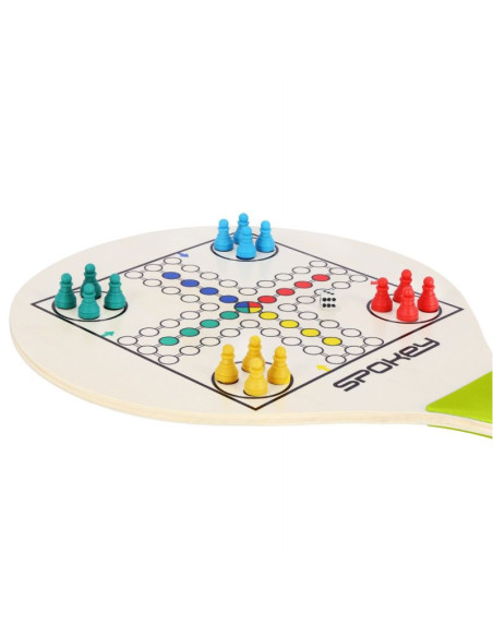 Rakietki do badmintona z grami spokey woo-bad game jr