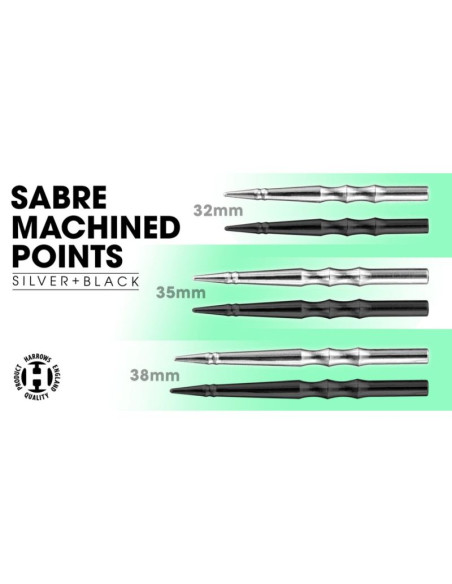 Groty do rzutek steeltip harrows sabre machined