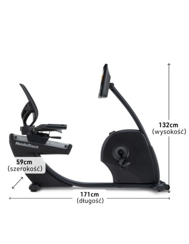 Rower programowany poziomy nordictrack g10