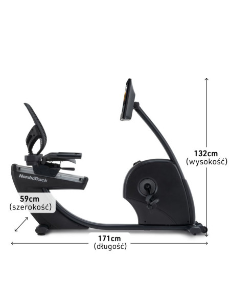 Rower programowany poziomy nordictrack g10