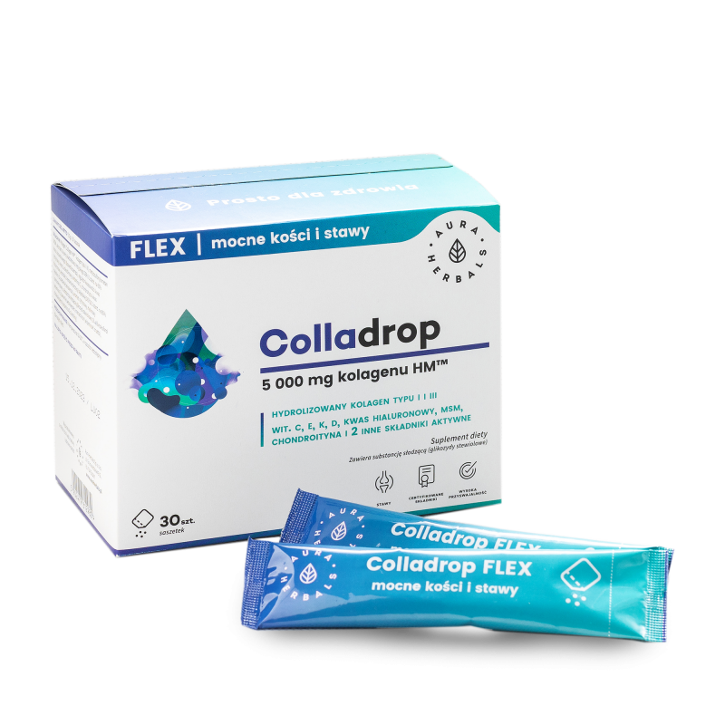 Colladrop Flex - Kolagen HM 5000 mg saszetki 6,5 g (30 szt.)