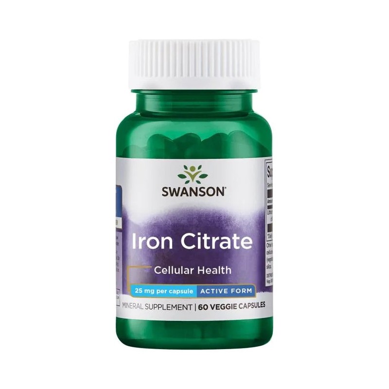 Iron Citrate 25 mg (60 kaps.)