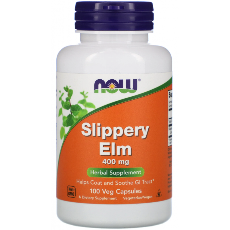 Slippery Elm - Wiąz Czerwony 400 mg (100 kaps.)