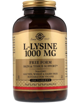 Solgar L-Lysine 1000 Mg (250 Tabl.)