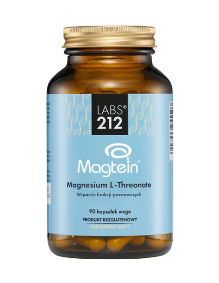 Labs212 Magnesium L-Threonate Magtein - L-Treonian Magnezu (90 Kaps.)