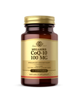 Solgar Megasorb Coq-10 100 Mg - Koenzym Q10 - Kaneka 100 Mg (30 Kaps.)
