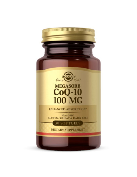 Solgar Megasorb Coq-10 100 Mg - Koenzym Q10 - Kaneka 100 Mg (30 Kaps.)