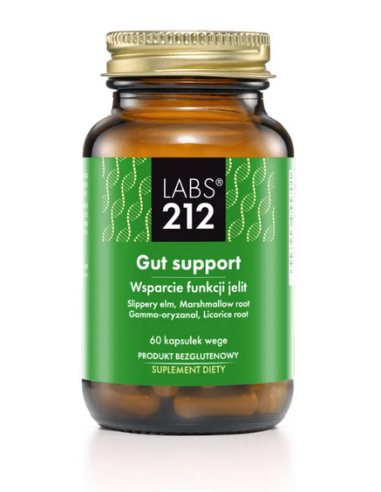 Labs212 Gut Support - Wsparcie Jelit (60 Kaps.)