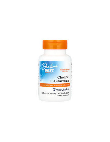 Doctor's Best Choline L-Bitartrate (60 Kaps.)