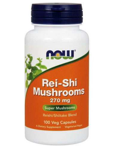Rei-Shi Mushrooms - Reishi i Shiitake 270 mg (100 kaps.)