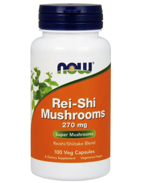 Rei-Shi Mushrooms - Reishi i Shiitake 270 mg (100 kaps.)