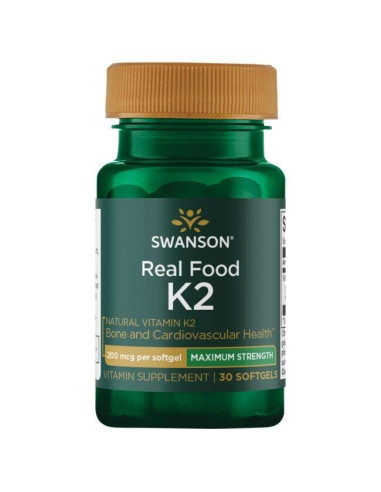 Witamina K2 naturalna 200mcg (30 kaps.)
