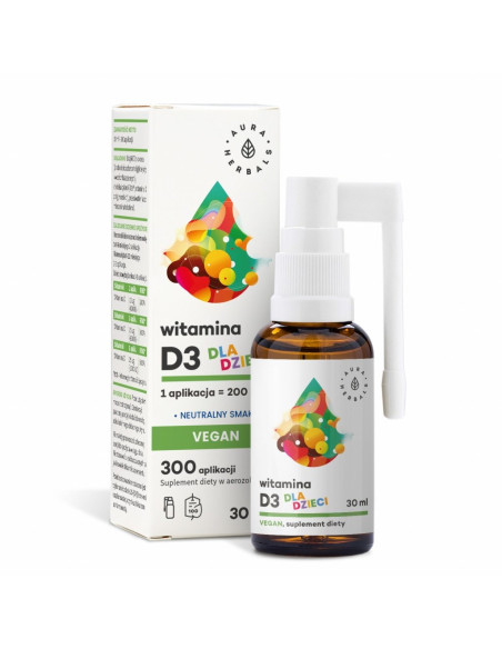 Witamina D3 Vegan dla dzieci (30 ml)