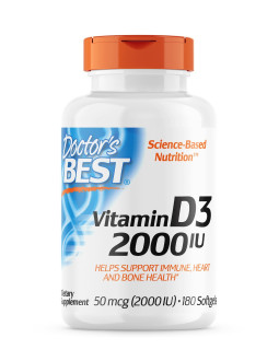Witamina D3 2000 IU 50 mcg (180 kaps.)