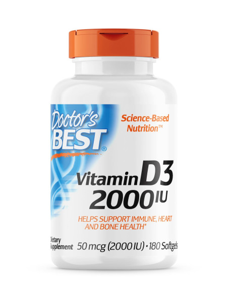 Witamina D3 2000 IU 50 mcg (180 kaps.)