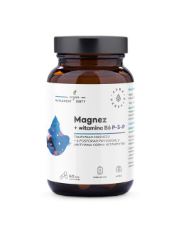 AURA HERBALS Magnez + Witamina B6 (60 kaps.)