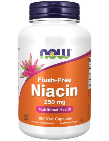 Niacyna flush-free (Niacin) 250 mg (180 kaps.)