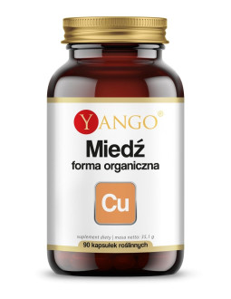 Miedź - Forma organiczna (90 kaps.)