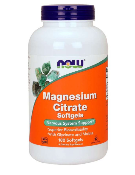 Magnesium Citrate - Cytrynian Magnezu (180 kaps.)
