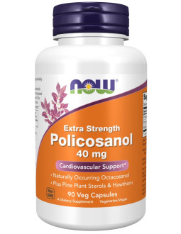 NOW FOODS Polikosanol Extra Strength 40 mg (90 kaps.)