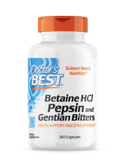 Betaina HCL + Pepsyny + Korzeń Goryczki (360 kaps.)
