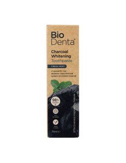 Beconfident Biodenta Wybielająca Pasta Do Zębów Z Węglem Aktywnym O Smaku Świeżej Mięty (75 Ml)