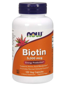 Biotyna - Biotin 5000 mcg (120 kaps.)