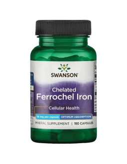 Albion Chelat Żelaza Ferrochel 18mg (180 kap.)